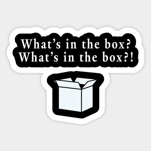 Seven What's in the Box? Sticker by Celluloid Heroes